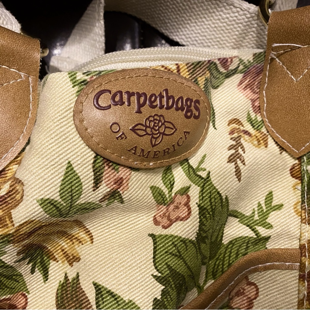 Vintage Carpet Bag of America Bag